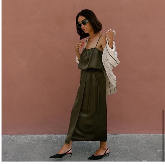 FULL SET liz damrich x antonio melani green skirt and top - Picture 1 of 14